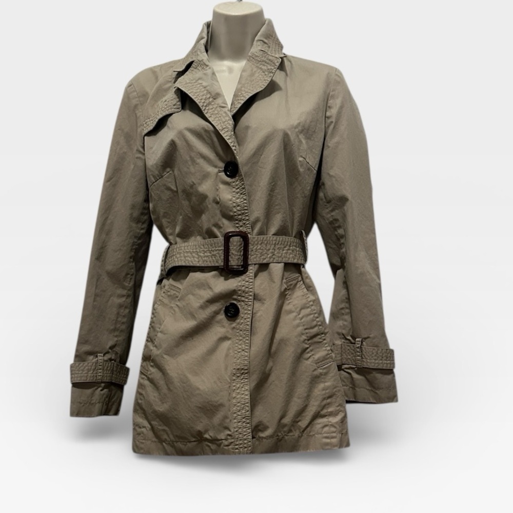 Banana Republic Women’s Beige Tan Trench Coat Size Small